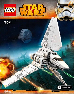 Istruzioni per la Costruzione - LEGO - Star Wars - 75094 - Imperial Shuttle Tydirium™: Page 1