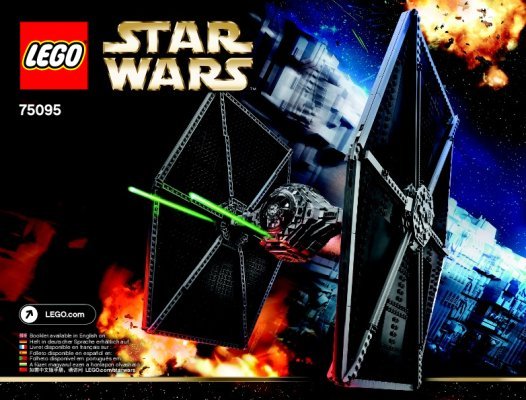 Istruzioni per la Costruzione - LEGO - Star Wars - 75095 - TIE Fighter™: Page 1