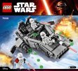 Istruzioni per la Costruzione - LEGO - Star Wars - 75100 - First Order Snowspeeder™: Page 1