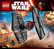 Istruzioni per la Costruzione - LEGO - Star Wars - 75101 - First Order Special Forces TIE fighter™: Page 1