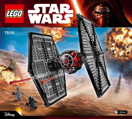 Istruzioni per la Costruzione - LEGO - Star Wars - 75101 - First Order Special Forces TIE fighter™: Page 1