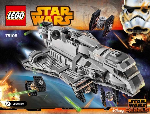 Istruzioni per la Costruzione - LEGO - Star Wars - 75106 - Imperial Assault Carrier™: Page 1