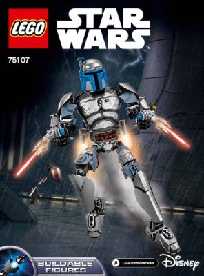 Istruzioni per la Costruzione - LEGO - Star Wars - 75107 - Jango Fett™: Page 1