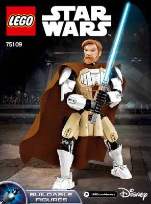 Istruzioni per la Costruzione - LEGO - Star Wars - 75109 - Obi-Wan Kenobi™: Page 1