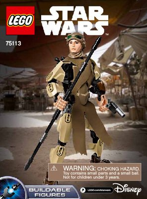 Istruzioni per la Costruzione - LEGO - Star Wars - 75113 - Rey: Page 1