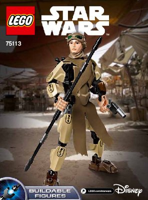 Istruzioni per la Costruzione - LEGO - Star Wars - 75113 - Rey: Page 1