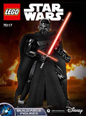 Istruzioni per la Costruzione - LEGO - Star Wars - 75117 - Kylo Ren™: Page 1