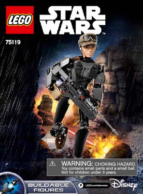 Istruzioni per la Costruzione - LEGO - Star Wars - 75119 - Sergeant Jyn Erso™: Page 1