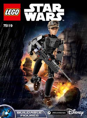 Istruzioni per la Costruzione - LEGO - Star Wars - 75119 - Sergeant Jyn Erso™: Page 1