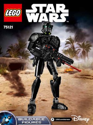 Istruzioni per la Costruzione - LEGO - Star Wars - 75121 - Imperial Death Trooper™: Page 1