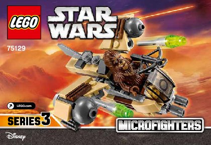 Istruzioni per la Costruzione - LEGO - Star Wars - 75129 - Wookiee Gunship™: Page 1