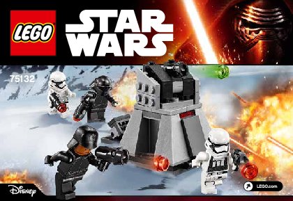 Istruzioni per la Costruzione - LEGO - Star Wars - 75132 - Battle Pack Primo Ordine: Page 1