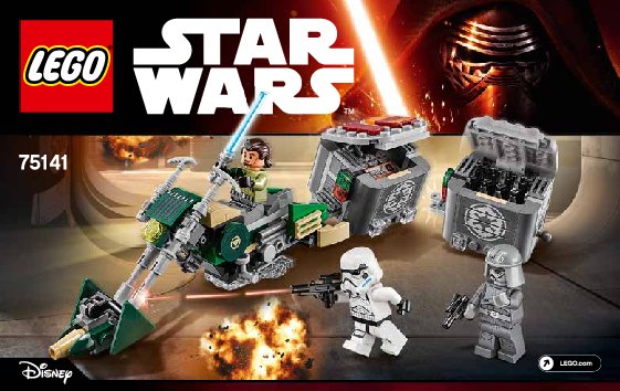 Istruzioni per la Costruzione - LEGO - Star Wars - 75141 - Speederbike™ di Kanan: Page 1