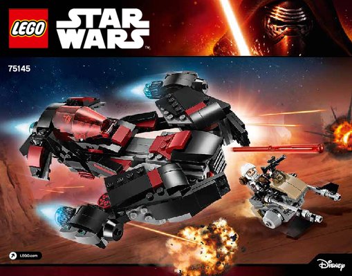 Istruzioni per la Costruzione - LEGO - Star Wars - 75145 - Fighter Eclipse: Page 1