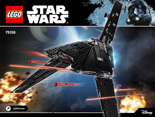 Istruzioni per la Costruzione - LEGO - Star Wars - 75156 - Shuttle imperiale di Krennic: Page 1