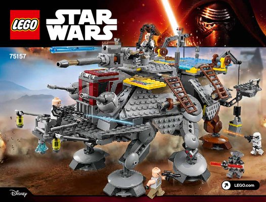 Istruzioni per la Costruzione - LEGO - Star Wars - 75157 - AT-TE del Capitano Rex: Page 1