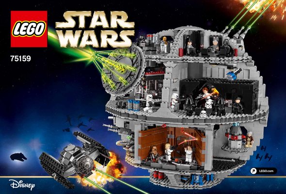 Istruzioni per la Costruzione - LEGO - Star Wars - 75159 - Death Star™: Page 1