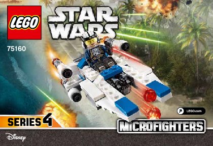 Istruzioni per la Costruzione - LEGO - Star Wars - 75160 - Microfighter U-Wing™: Page 1