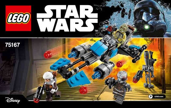 Istruzioni per la Costruzione - LEGO - Star Wars - 75167 - Battle Pack Speeder Bike™ del Bounty Hunter: Page 1