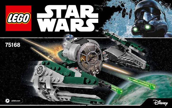 Istruzioni per la Costruzione - LEGO - Star Wars - 75168 - Jedi Starfighter™ di Yoda: Page 1