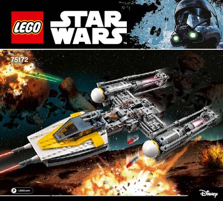 Istruzioni per la Costruzione - LEGO - Star Wars - 75172 - Y-Wing Starfighter™: Page 1