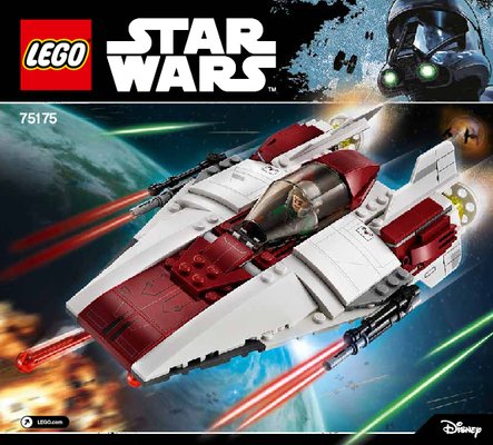 Istruzioni per la Costruzione - LEGO - Star Wars - 75175 - A-Wing Starfighter™: Page 1