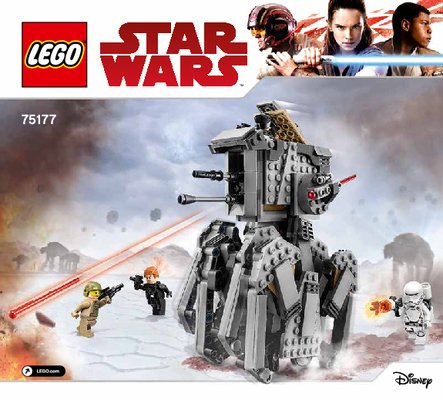 Istruzioni per la Costruzione - LEGO - Star Wars - 75177 - First Order Heavy Scout Walker™: Page 1