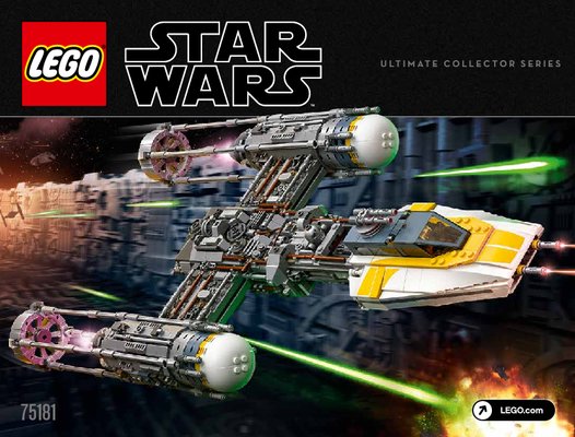 Istruzioni per la Costruzione - LEGO - 75181 - Y-Wing Starfighter™: Page 1