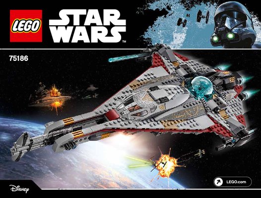 Istruzioni per la Costruzione - LEGO - Star Wars - 75186 - Arrowhead: Page 1