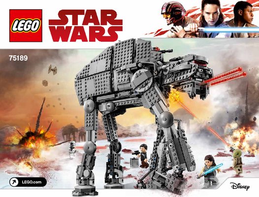 Istruzioni per la Costruzione - LEGO - Star Wars - 75189 - First Order Heavy Assault Walker™: Page 1