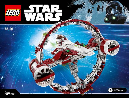 Istruzioni per la Costruzione - LEGO - Star Wars - 75191 - Jedi Starfighter™ con Hyperdrive: Page 1