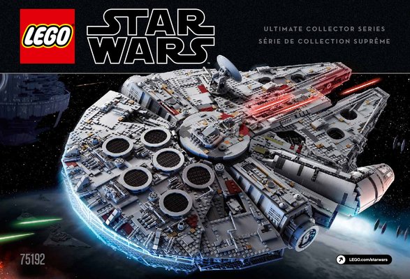 Istruzioni per la Costruzione - LEGO - Star Wars - 75192 - Millennium Falcon™: Page 1