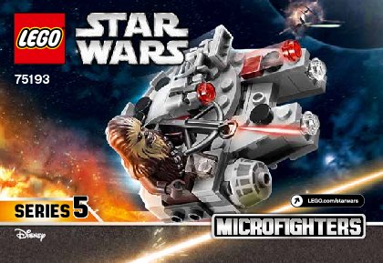 Istruzioni per la Costruzione - LEGO - 75193 - Millennium Falcon™ Microfighter: Page 1