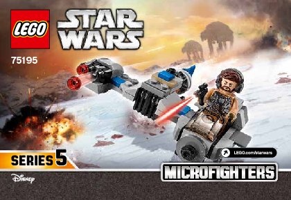 Istruzioni per la Costruzione - LEGO - 75195 - Ski Speeder™ vs. First Order Walker™ Mic: Page 1