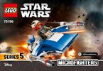 Istruzioni per la Costruzione - LEGO - 75196 - A-Wing™ vs. TIE Silencer™ Microfighters: Page 1