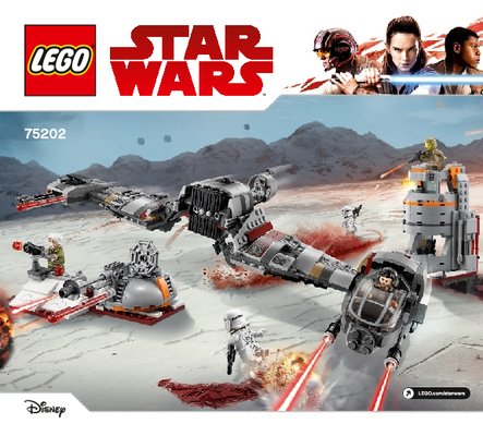 Istruzioni per la Costruzione - LEGO - 75202 - Defense of Crait™: Page 1