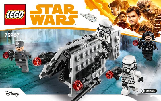 Istruzioni per la Costruzione - LEGO - 75207 - Imperial Patrol Battle Pack: Page 1