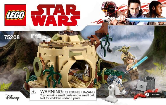 Istruzioni per la Costruzione - LEGO - 75208 - Yoda's Hut: Page 1