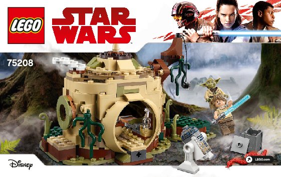 Istruzioni per la Costruzione - LEGO - 75208 - Yoda's Hut: Page 1