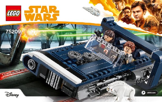 Istruzioni per la Costruzione - LEGO - 75209 - Han Solo's Landspeeder™: Page 1