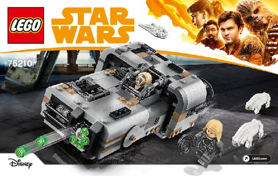 Istruzioni per la Costruzione - LEGO - 75210 - Moloch's Landspeeder™: Page 1