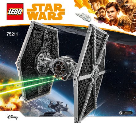 Istruzioni per la Costruzione - LEGO - 75211 - Imperial TIE Fighter™: Page 1