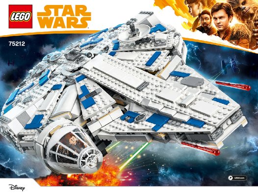 Istruzioni per la Costruzione - LEGO - 75212 - Kessel Run Millennium Falcon™: Page 1