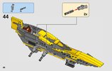 Istruzioni per la Costruzione - LEGO - 75214 - Anakin's Jedi Starfighter™: Page 46