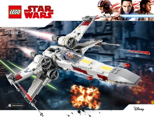 Istruzioni per la Costruzione - LEGO - 75218 - X-Wing Starfighter™: Page 1