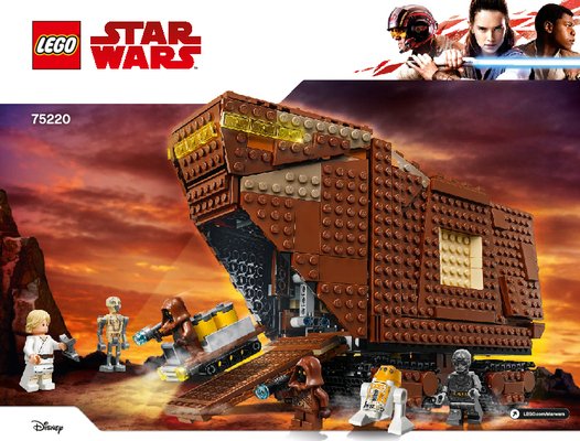 Istruzioni per la Costruzione - LEGO - 75220 - Sandcrawler™: Page 1