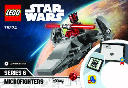 Istruzioni per la Costruzione - LEGO - 75224 - Sith Infiltrator™ Microfighter: Page 1