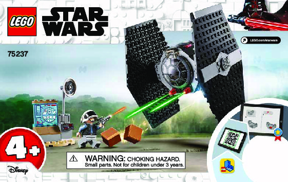 Istruzioni per la Costruzione - LEGO - 75237 - TIE Fighter™ Attack: Page 1