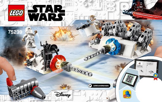 Istruzioni per la Costruzione - LEGO - 75239 - Action Battle Hoth™ Generator Attack: Page 1