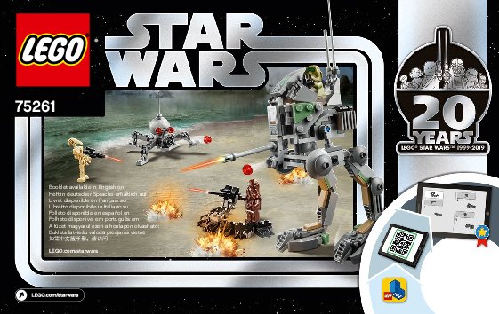 Istruzioni per la Costruzione - LEGO - 75261 - Clone Scout Walker™ – 20th Anniversary E: Page 1